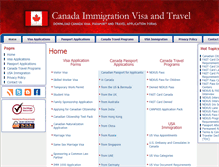 Tablet Screenshot of canada.immigrationvisaforms.com