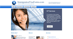Desktop Screenshot of immigrationvisaforms.com